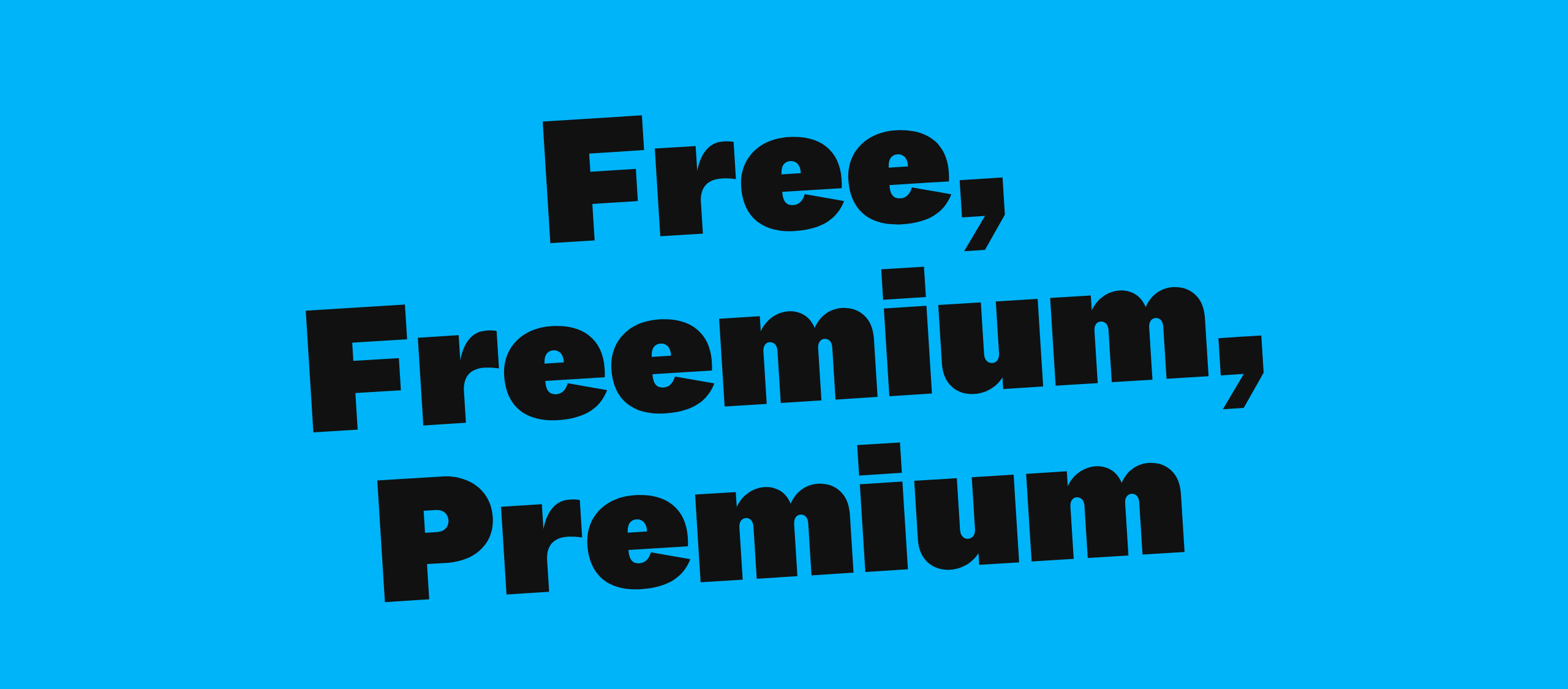 Free, Freemium, Premium (VUT Indie Days)
