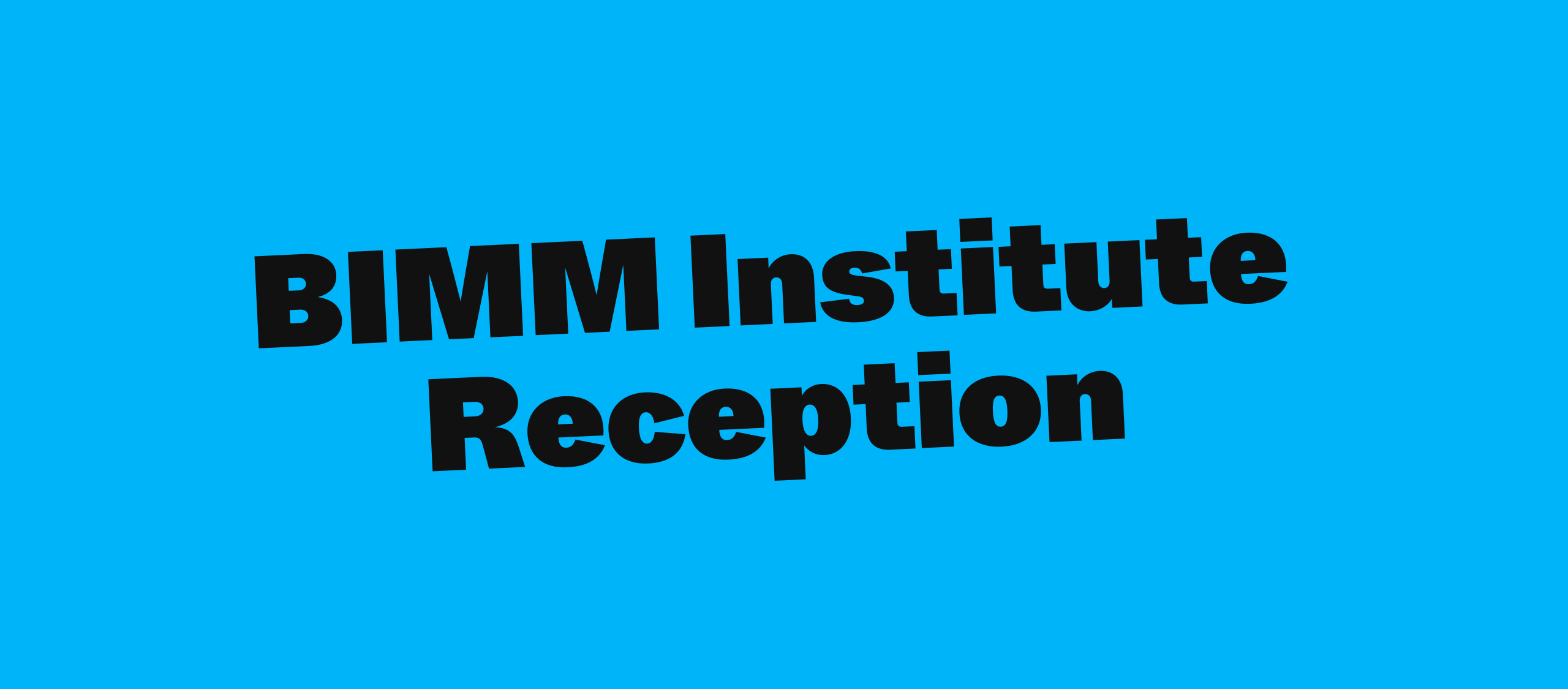 BIMM Institute Reception